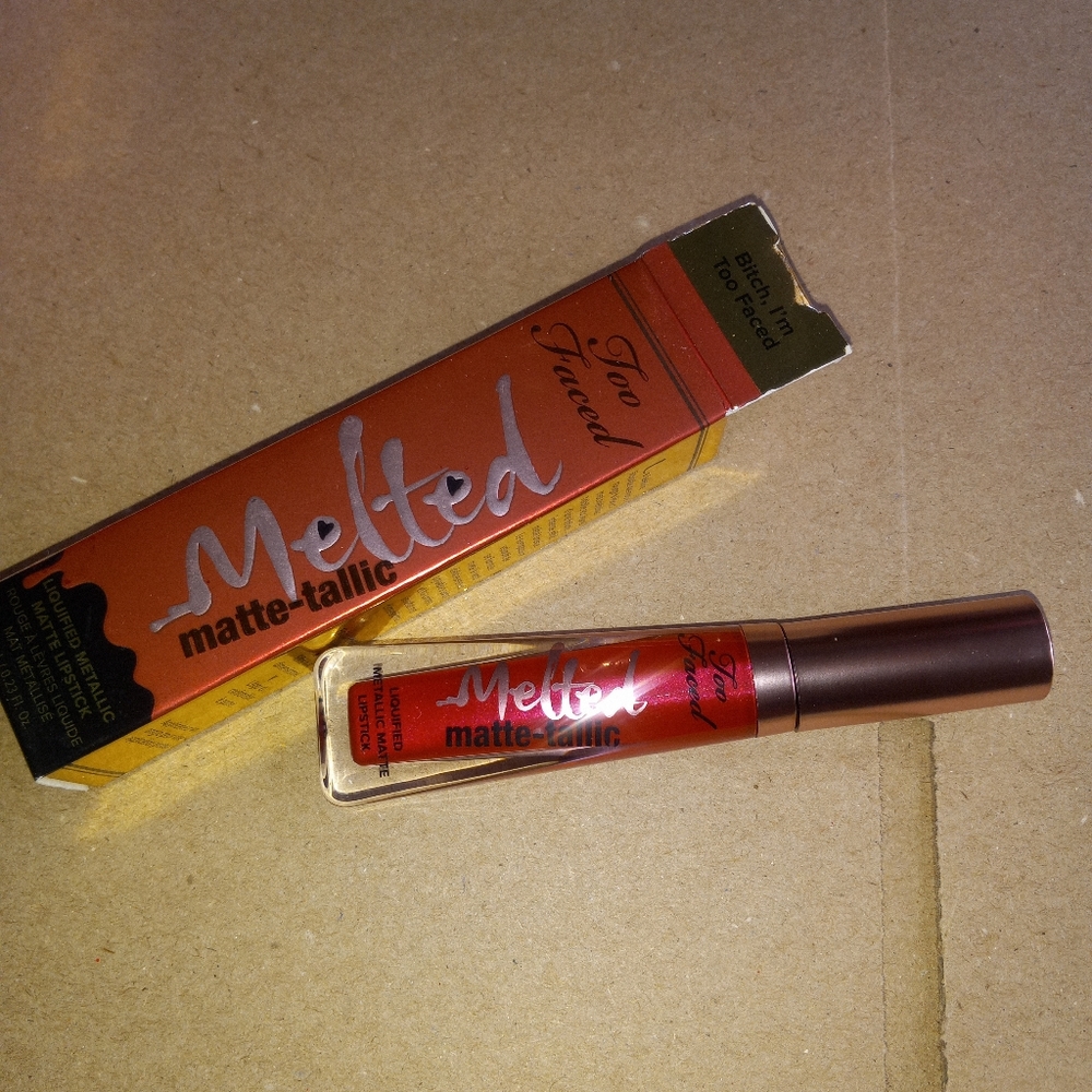 TOO FACED MELTED MATTE-TALLIC LIQUIFIED MATTE LIPSTICK